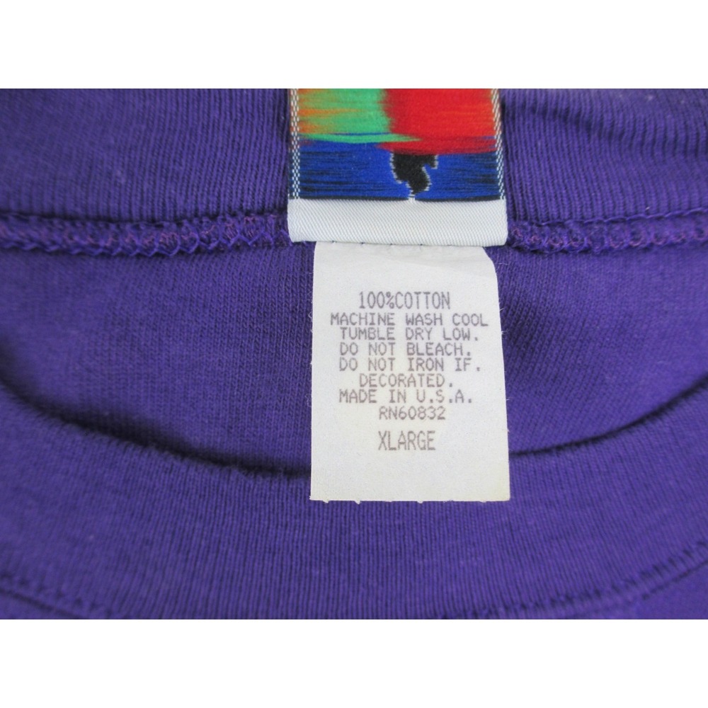 VINTAGE Brickyard 400 Shirt Mens Extra Large Purple Indianapolis Motor Speedway - Picture 14 of 14
